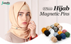  Imanes Hijab, 16 pines Hijab para mujeres, pines magnéticos multiusos con fuerte imán, botones magnéticos coloridos para ropa, alfileres de seguridad para bufandas, alfileres para vestir