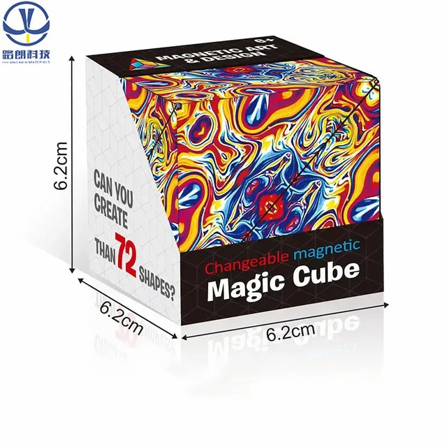 Deformación del cubo de Rubik imán de tierras raras rotación infinita geométrico magnético Cubo de Rubik juguete descompresión Bloques de construcción del cubo de Rubik 3D