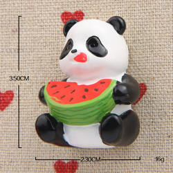 Lindo Panda adornos artesanales adhesivos decorativos imanes para puertas de refrigerador imanes de nevera Panda