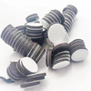 25/50/100 Uds. Discos magnéticos redondos de 12x2mm imanes de nevera de goma Flexible puntos con respaldo adhesivo para manualidades DIY