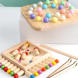 Juguetes de madera para bebés, juego sensorial de pesca magnética, juguetes para niños