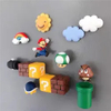  Imán de nevera de Mario de dibujos animados de resina 3d