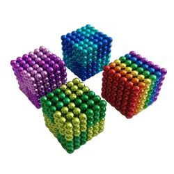 Buckyballs Bolas Bucky de color neodimio de tierras raras, color arcoíris