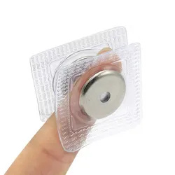 Cubierta de PVC/TPU lavable fuerte, tira magnética de neodimio impermeable cosible, botón magnético Invisible oculto de PVC redondo